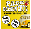 PACK DECOUVERTE HASHS CBD/CBG/CBN