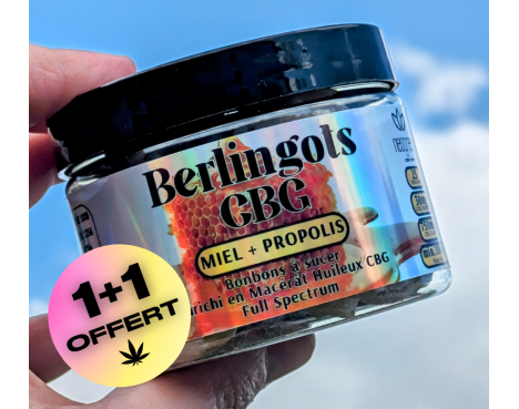 LES BERLINGOTS 30mg CBG - Miel & Propolis