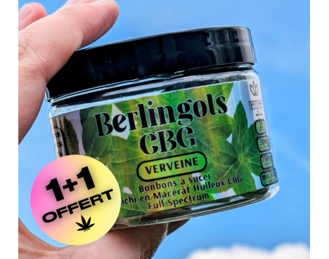 LES BERLINGOTS 30mg CBG - Verveine