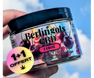 LES BERLINGOTS 20mg CBD - Cerise