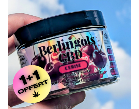 LES BERLINGOTS 20mg CBD - Cerise