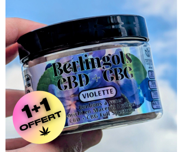 LES BERLINGOTS 30mg CBD+CBG - Violette