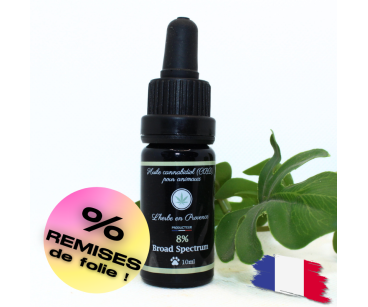 HUILE 8% CBD ANIMAUX