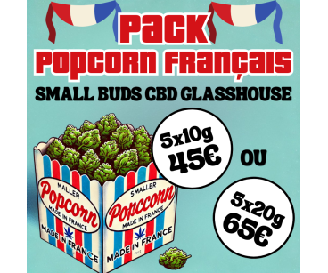 PACK POPCORN FRANCAIS - SMALL BUDS GLASSHOUSE ⭐